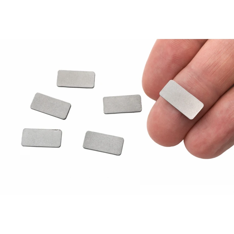 Tabliczki stalowe matowe z Twoim grawerem - wym. 15x7x1mm - TAB119