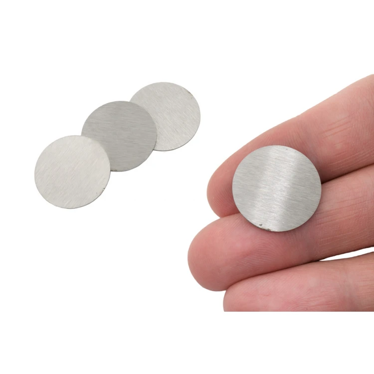 Tabliczki stalowe szczotkowane z Twoim grawerem - wym. 20x20x1mm - TAB121
