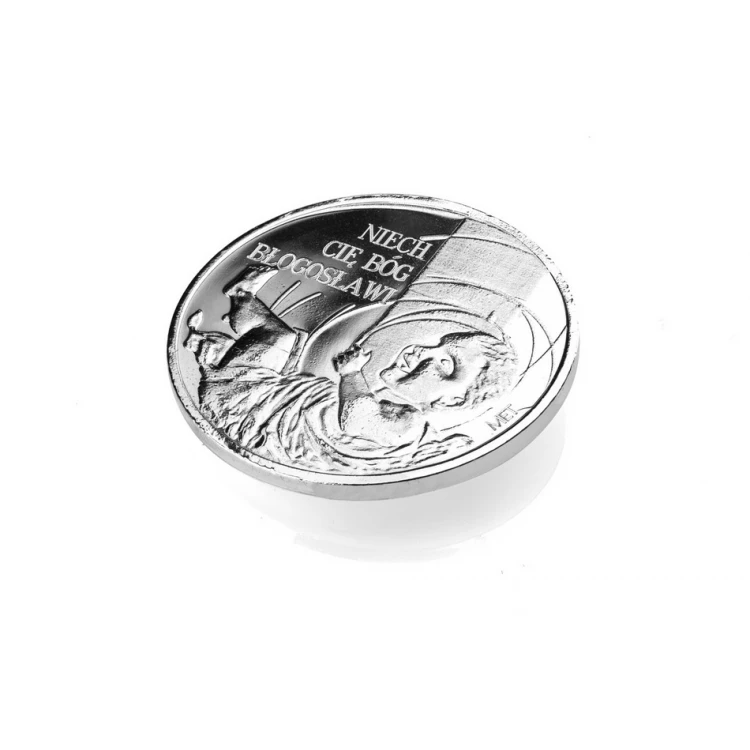 Moneta posrebrzana - Niech Cię Bóg Błogosławi - Pamiątka Chrztu Świętego - MON011