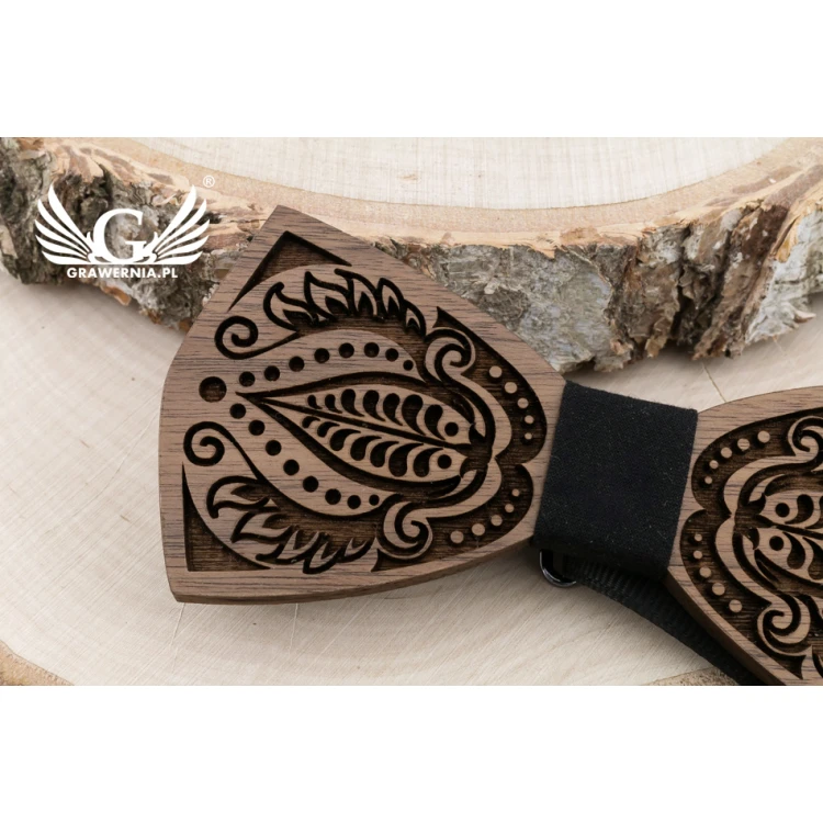 Mucha drewniana - Nature 2 - drewno orzechowe - MDR061