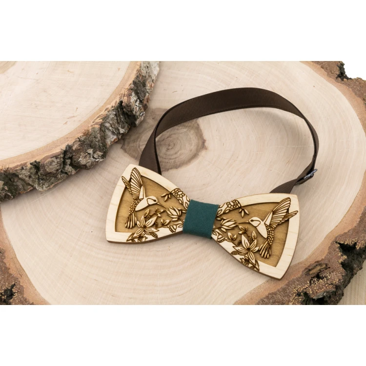 Mucha drewniana - Koliberki - drewno klonowe - MDR058