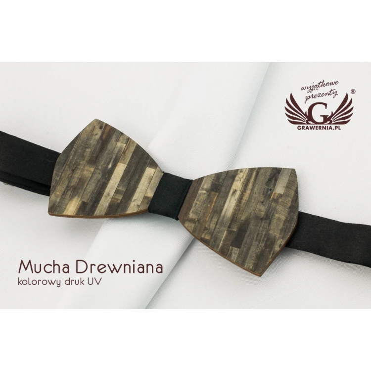 Mucha drewniana - kolorowy druk UV - MDR020