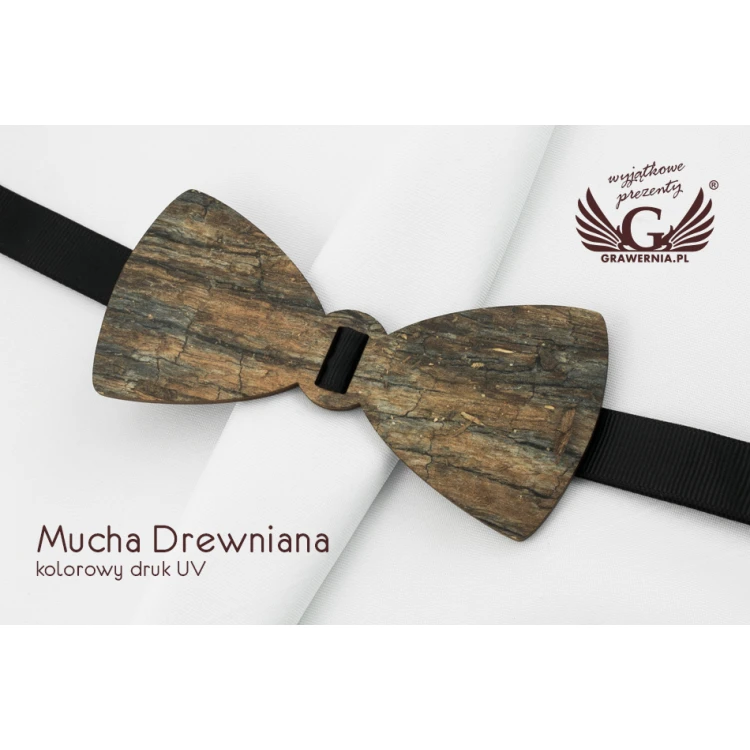 Mucha drewniana - kolorowy druk UV - MDR021