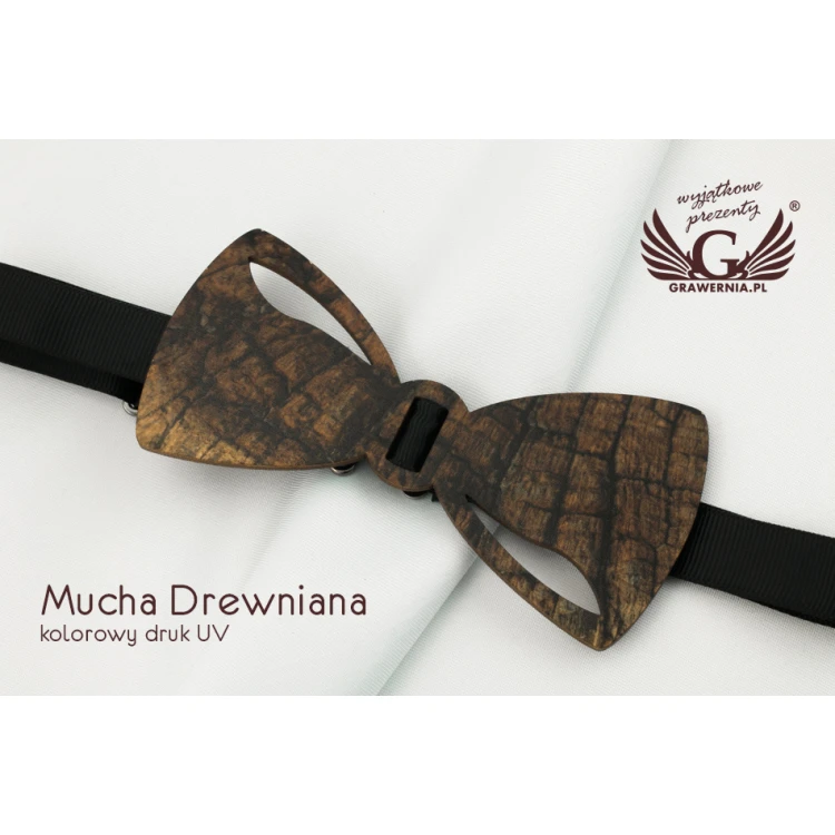 Mucha drewniana - kolorowy druk UV - MDR022