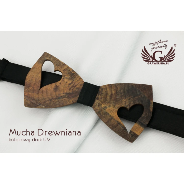 Mucha drewniana - kolorowy druk UV - MDR023