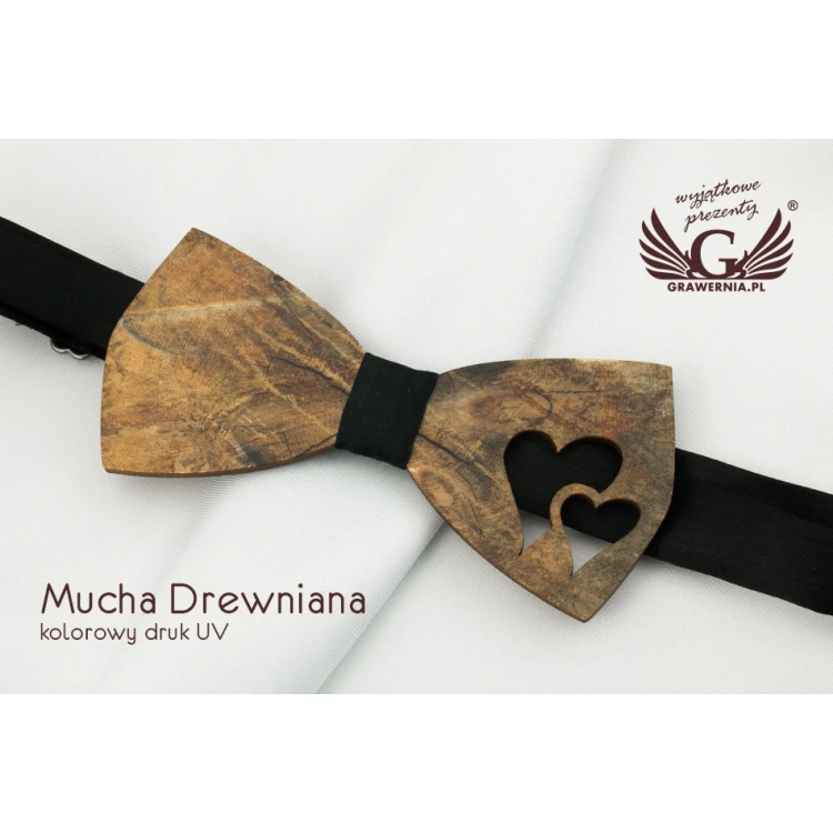 Mucha drewniana - kolorowy druk UV - MDR024