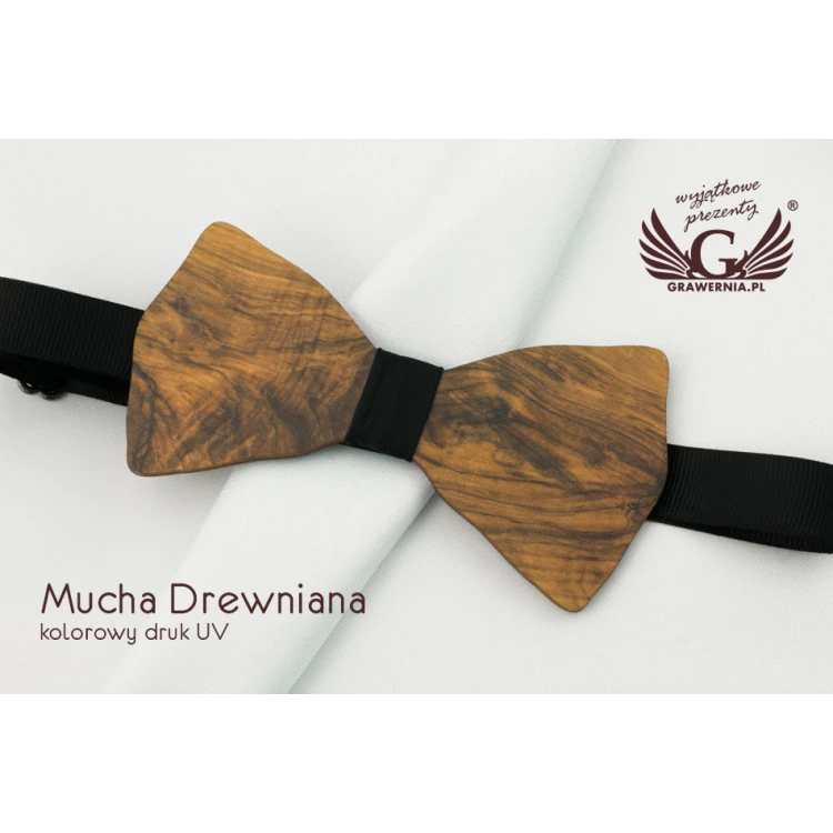 Mucha drewniana - kolorowy druk UV - MDR025