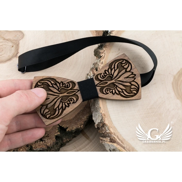 Mucha drewniana - Nature 3 - drewno orzechowe - MDR049