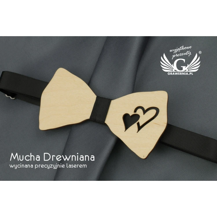 Mucha drewniana - wycinana laserem - MDR028