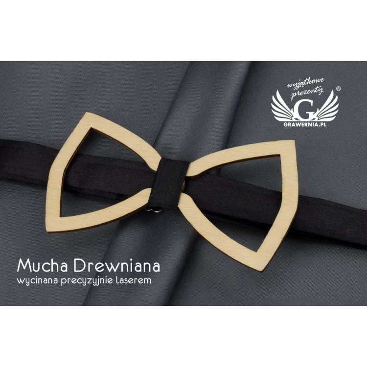 Mucha drewniana - wycinana laserem - MDR031