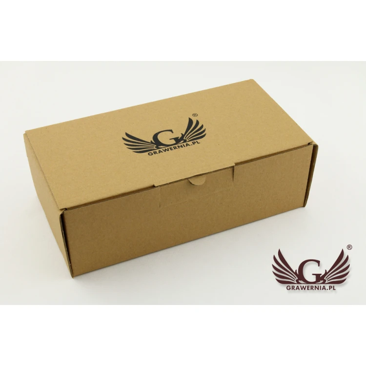 Mucha z drewna identyfikator - kolorowy druk UV - MDR002