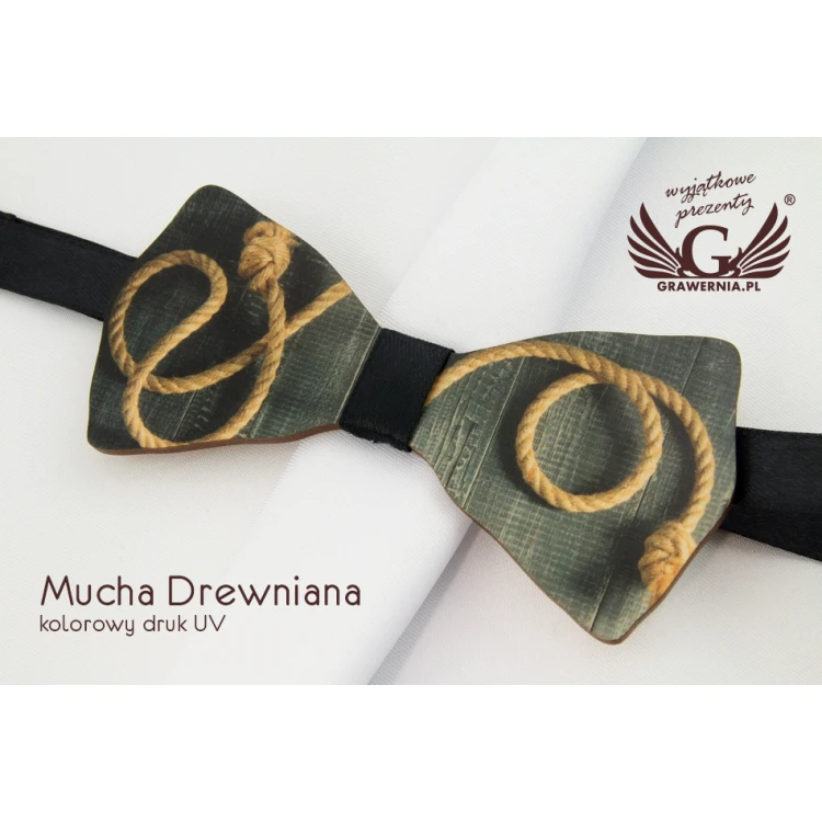 Mucha drewniana z dowolną grafiką - kolorowy druk UV - MDR015
