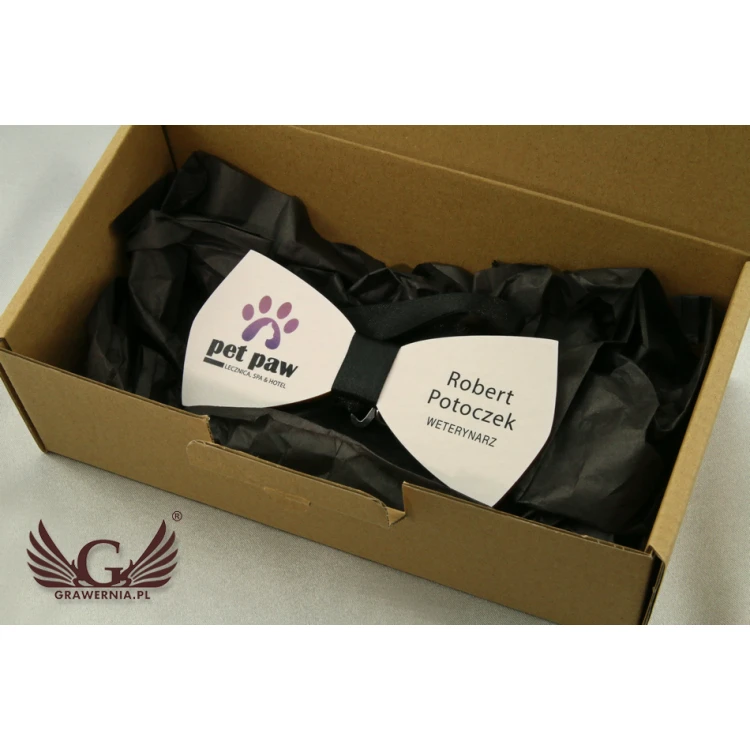 Mucha z drewna identyfikator - kolorowy druk UV - MDR007