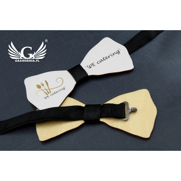 Mucha z drewna identyfikator - kolorowy druk UV - MDR007