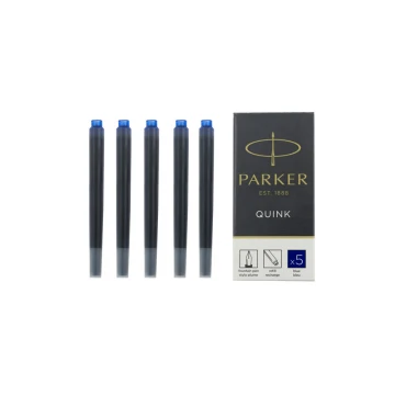 Naboje do pióra wiecznego Parker standard 5 szt NIEBIESKIE - NAB002