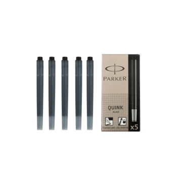 Naboje do pióra wiecznego Parker standard 5 szt CZARNE - NAB001