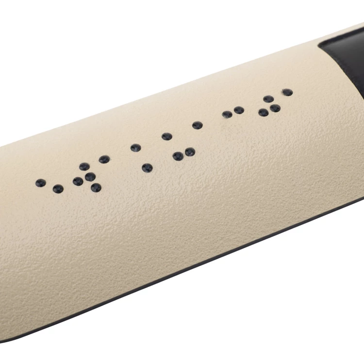 Tabliczka na poręcz z pismem Braille’a - wym. 150x36mm - kremowy laminat textures - TAB546