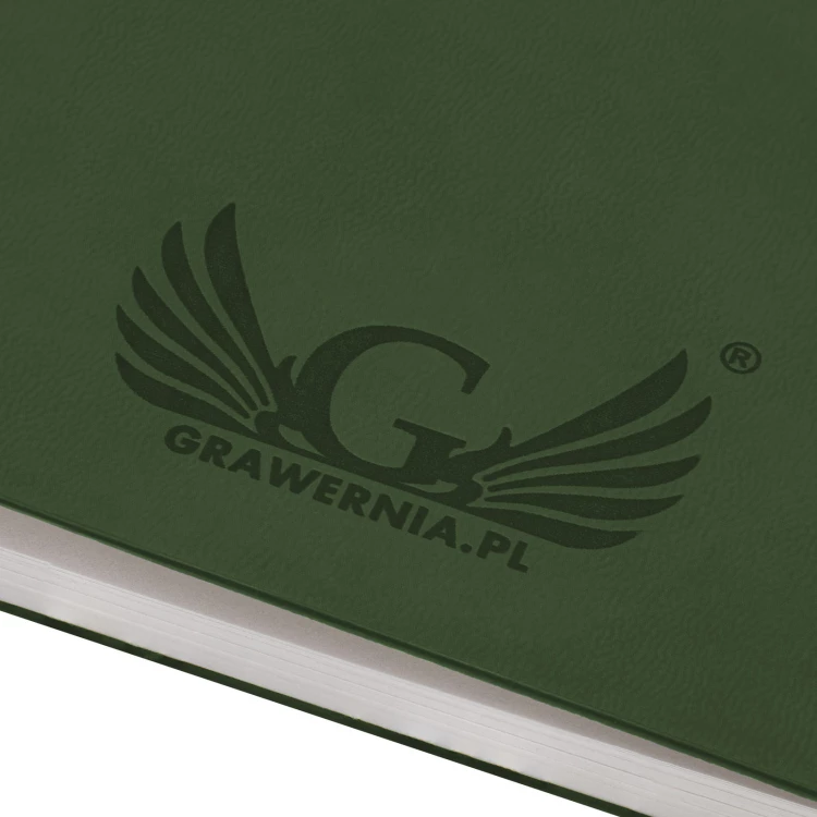 Notes LAREN z dowolnym grawerem - wym. 148x210 mm (format A5) - NOT020