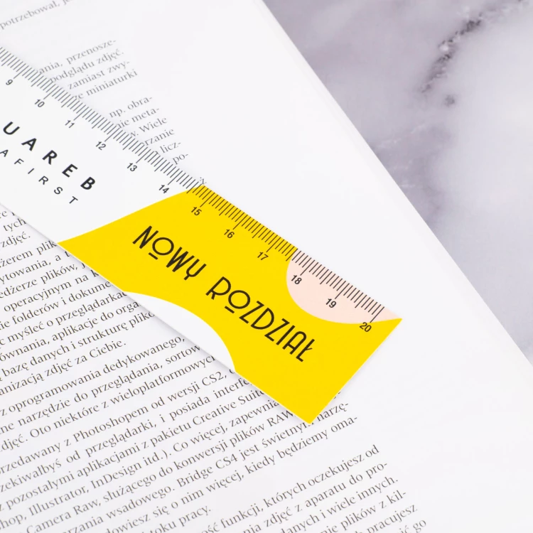 Nowy dzień, nowy rozdział - zakładka do książki z Twoim logo - zestaw 100 sztuk - ZAK031