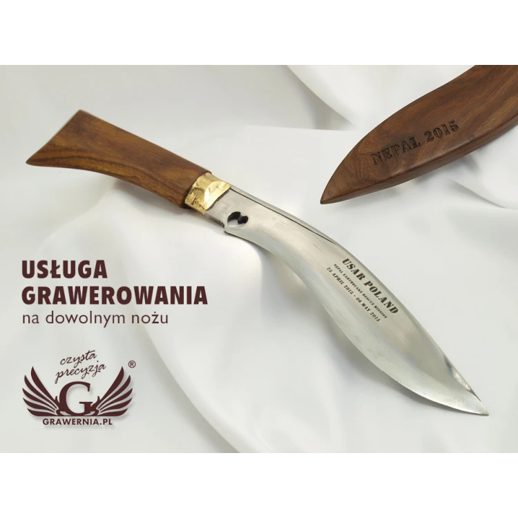 NÓŻ - usługa grawerowania dowolnej dedykacji - N1