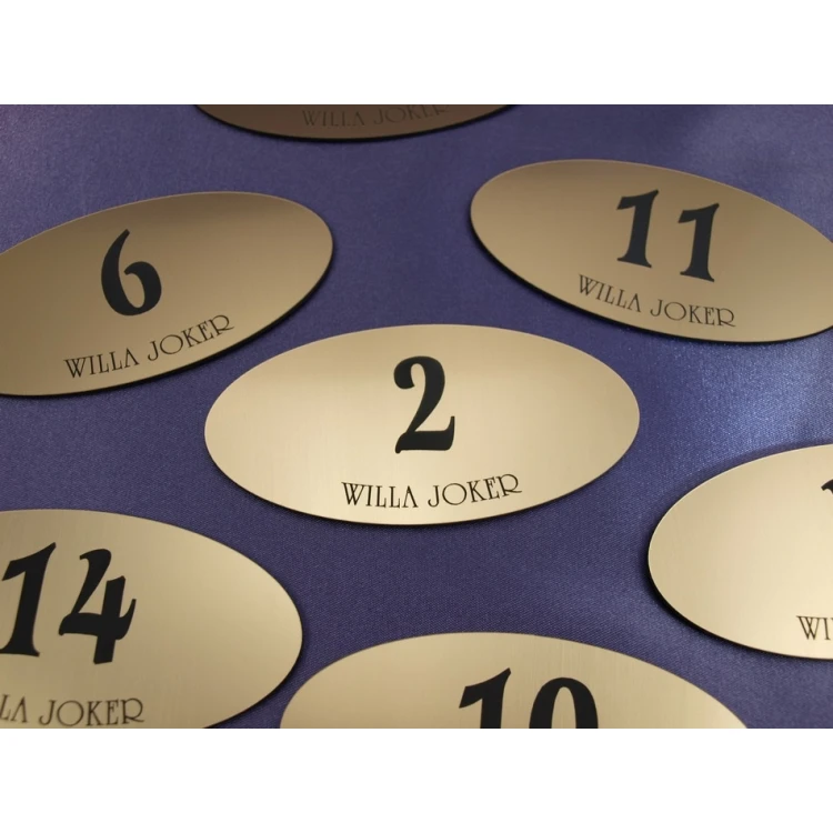 Numeracja drzwi - ELIPSA - ND001- wym. 100x50mm
