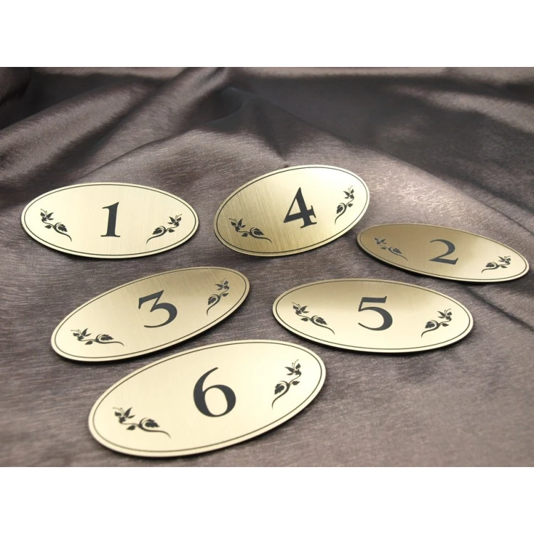 Numeracja drzwi - ELIPSA - ND001- wym. 100x50mm