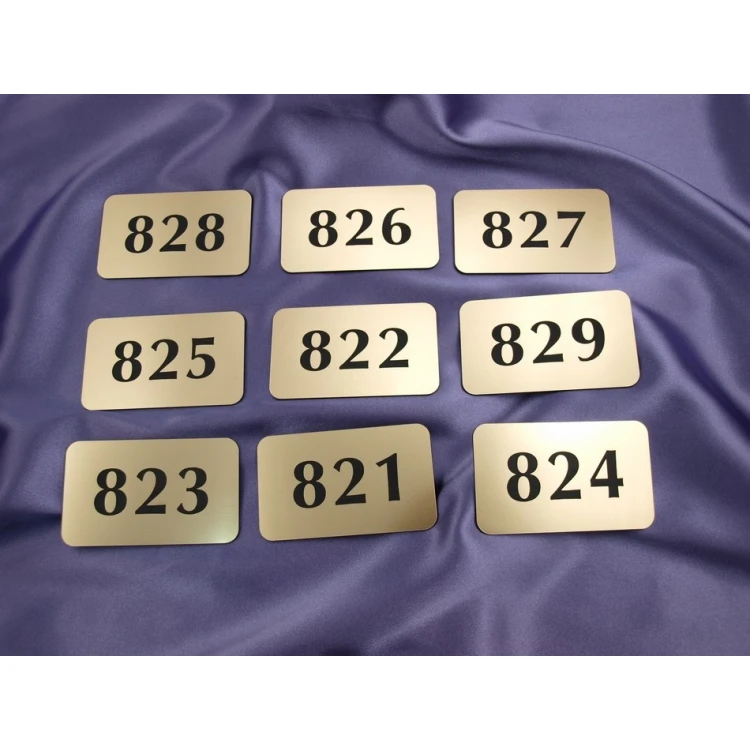 Numeracja drzwi - ND007 - wym. 100x60mm