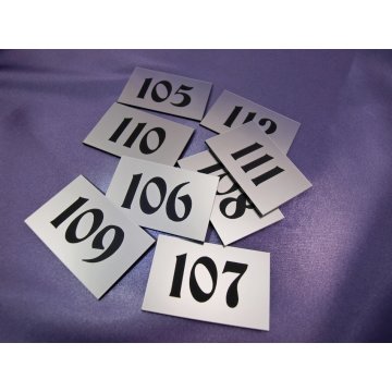 Numeracja drzwi - ND012 - wym. 100x60mm