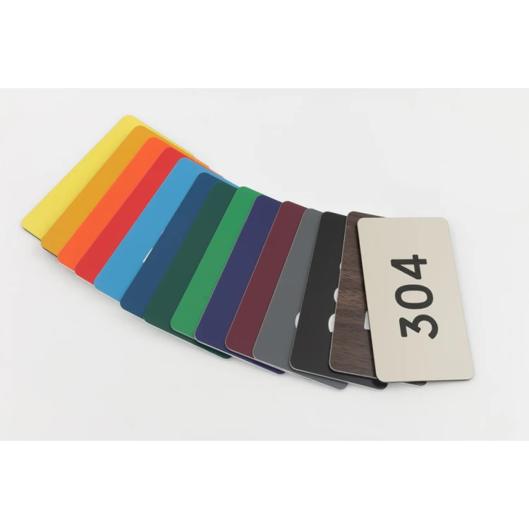 Numeracja na drzwi Multicolor - wymiary: 90x50mm - ND024