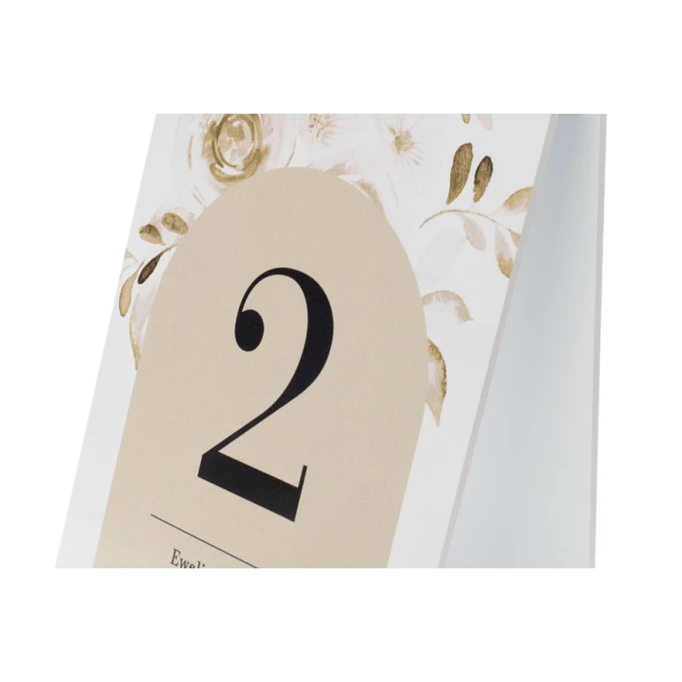Numeracja na stoliki weselne - wys. 20,5cm - NS008