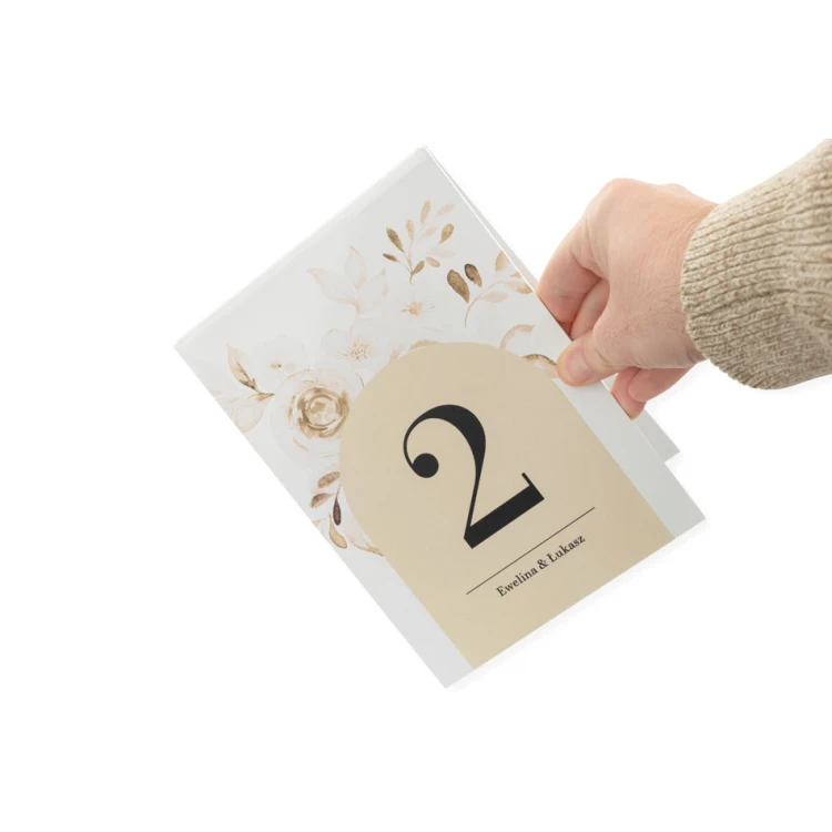 Numeracja na stoliki weselne - wys. 20,5cm - NS008