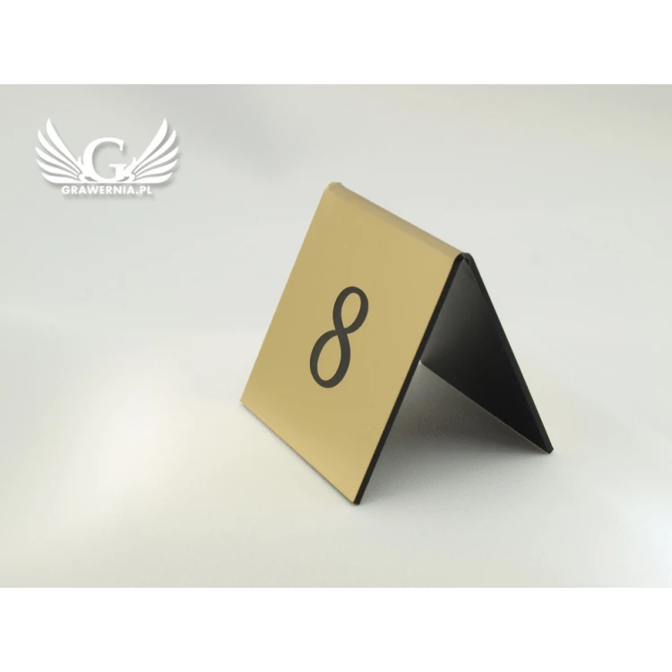 Numeracja na stoliki - wzór NS004 GOLD