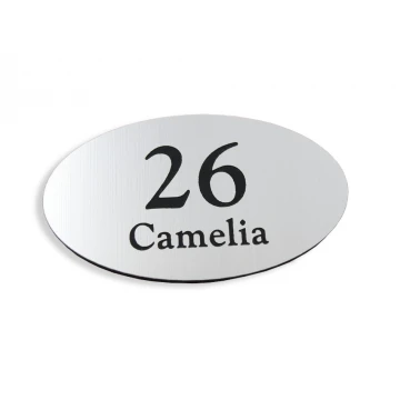 Numerki do szatni - numer wieszaka lub szafki - ELIPSA - ND010- wym. 60x35mm