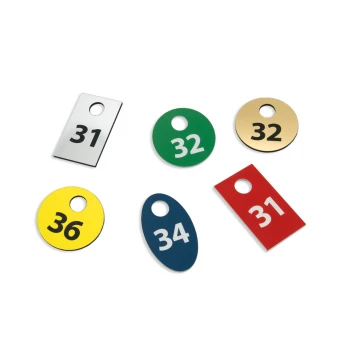 Numerki do szatni - różne kolory - trzy wersje do wyboru - grubość 1.6mm