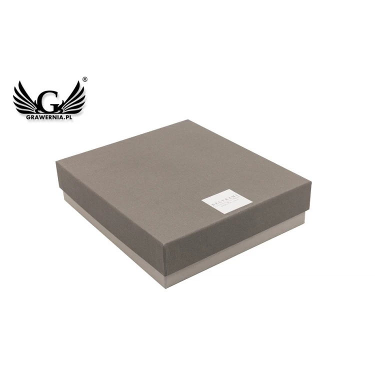 Obrazek srebrny Aniołek z latarenką z podpisem 14x14 cm - 6430/2XW