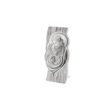 Obrazek Srebrny Święta Rodzina wym. 8,5x18,5cm - 6585/3S