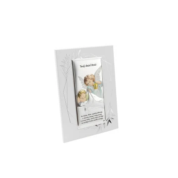 Obrazek srebrny Twój Anioł Stróż wym. 14,5x19,5cm - DS02FO/2C