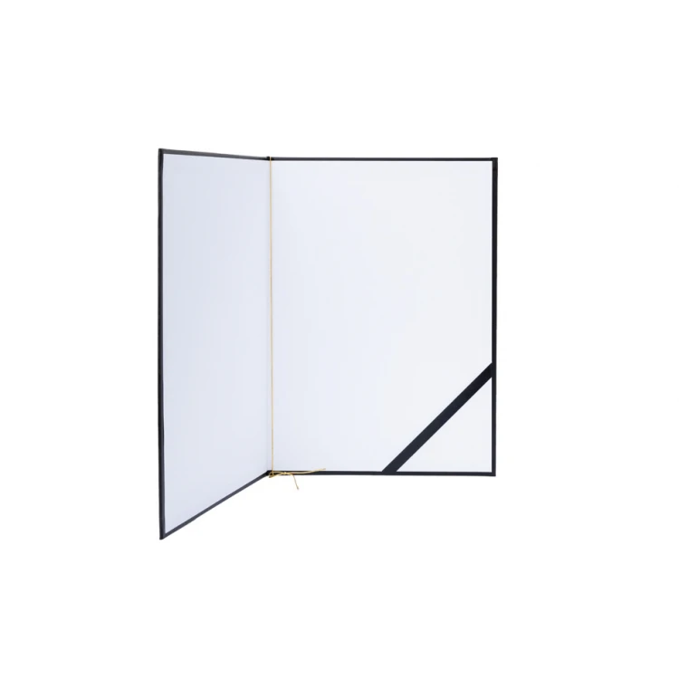 Okładka na dyplom Elegant - czarna - dowolny nadruk UV - ET054