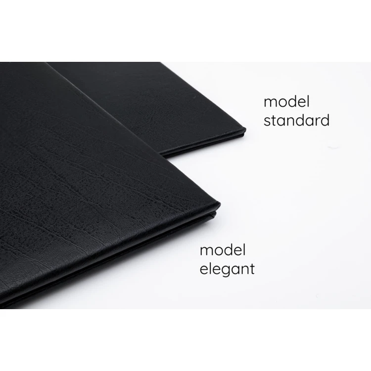 Okładka na dyplom Elegant - czarna - dowolny nadruk UV - ET054