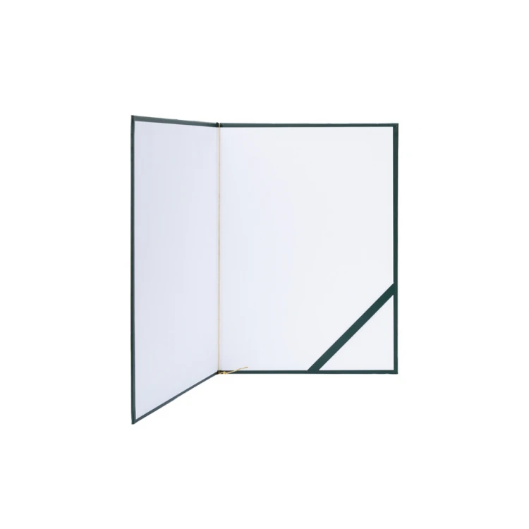 Okładka na dyplom Elegant - zielona - dowolny nadruk UV - ET056
