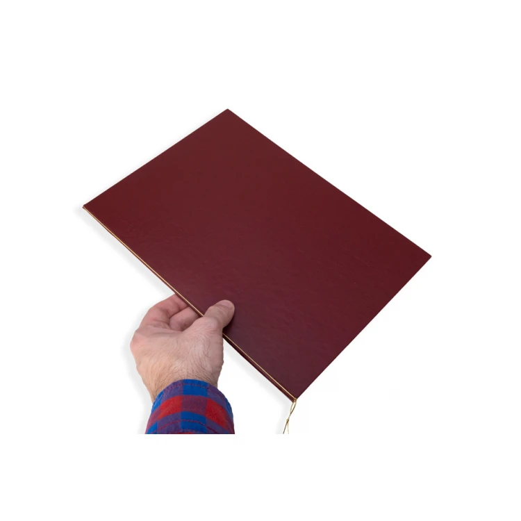 Okładka na dyplom Standard - czerwona - dowolny nadruk UV - ET051