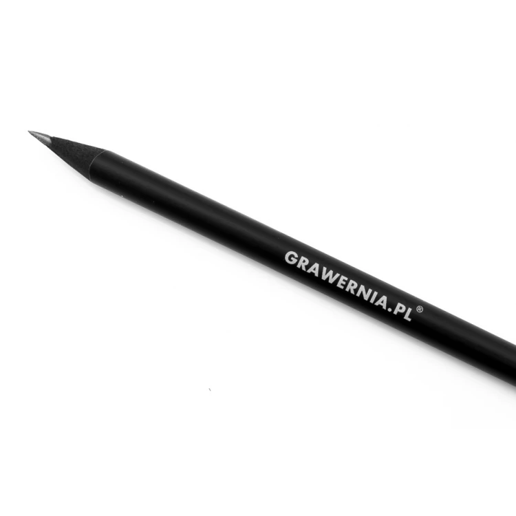 Ołówki drewniane z grawerem lub nadrukiem UV - Black - OW003
