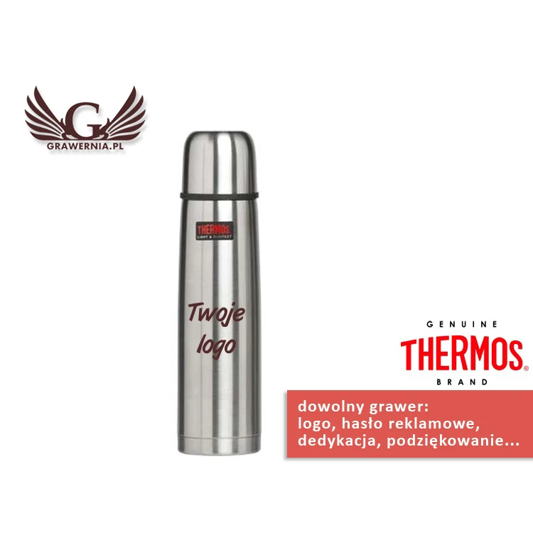 Oryginalny THERMOS - pojemność 1 litr - z próżniową technologią TherMax