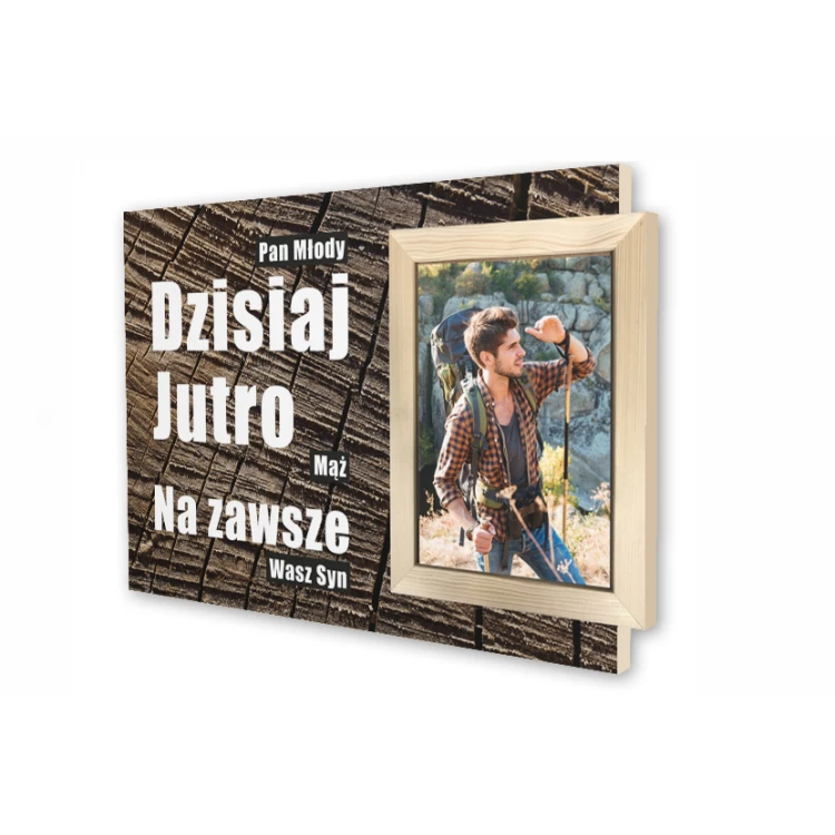 Pamiątka dla rodziców ze zdjęciem - PDR001