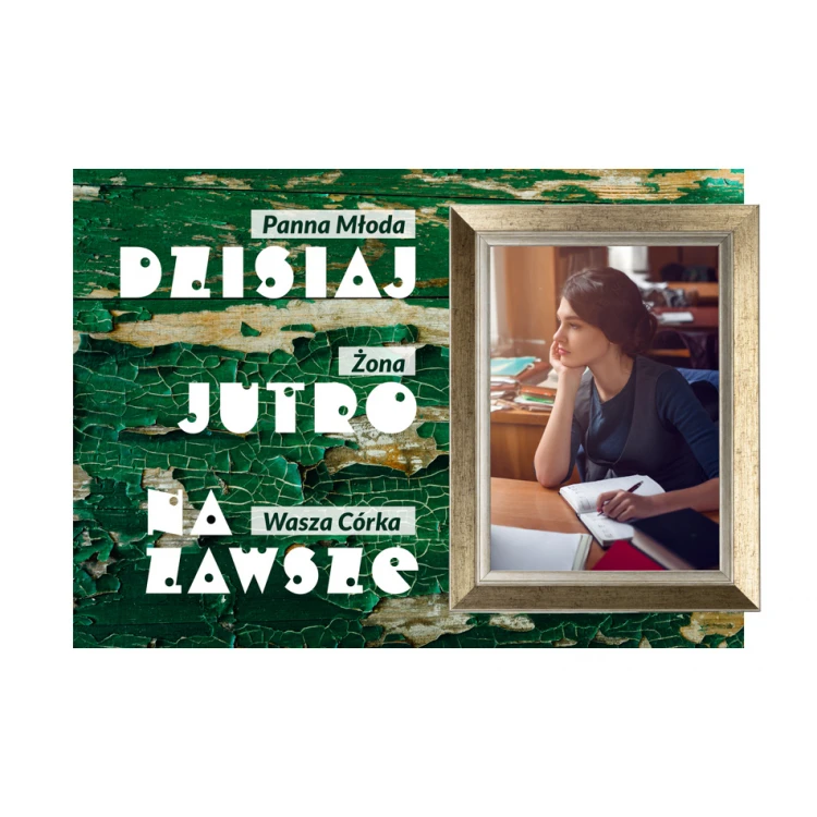 Pamiątka dla rodziców ze zdjęciem - PDR005