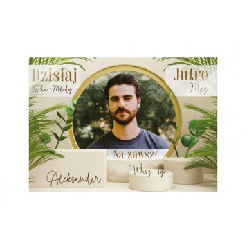 Pamiątka podziękowanie dla rodziców ze zdjęciem na desce - PDR027