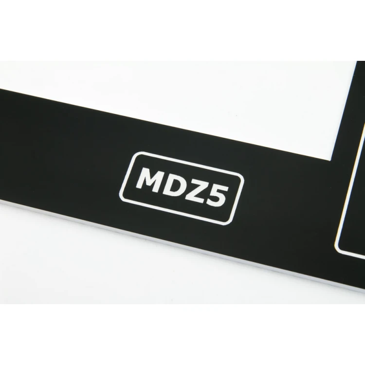 Panel czołowy do maszyn i urządzeń - czarny - grubość: 3mm - PCZ023