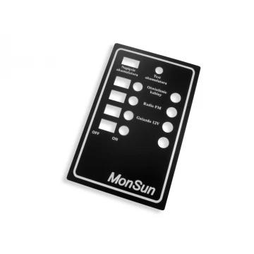 Panel czołowy - BLACK - grubość: 1,6mm