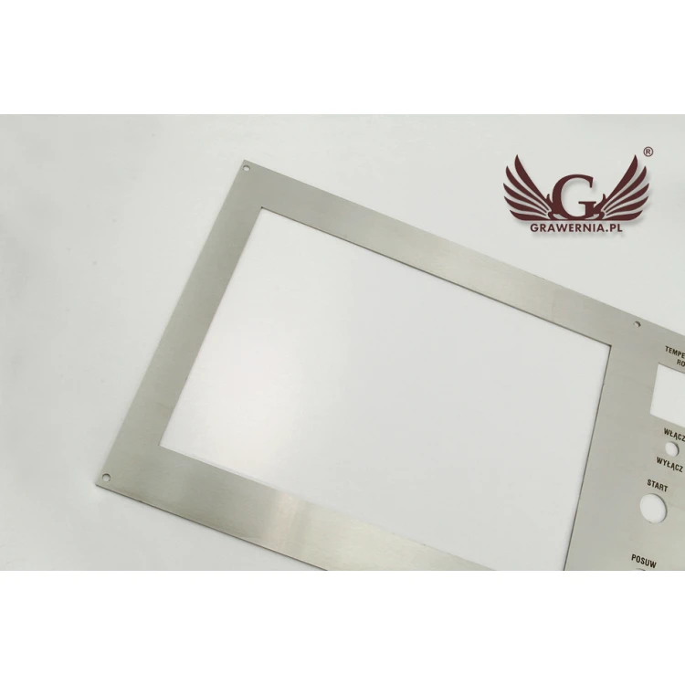 Panel stalowy o wymiarach 499x273mm - grubość: 2mm 