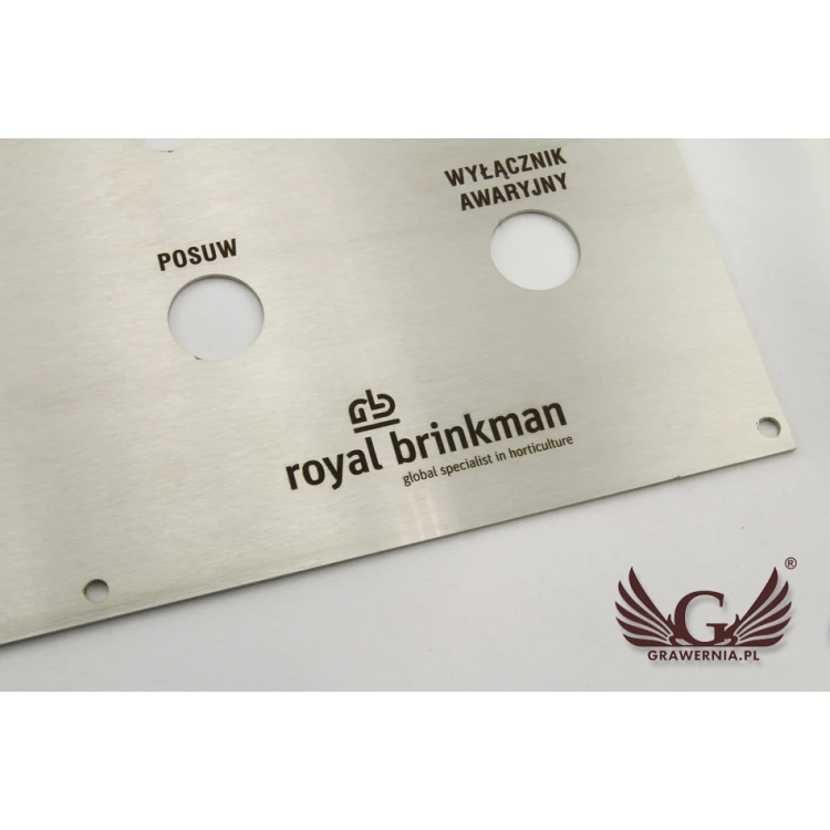 Panel stalowy o wymiarach 499x273mm - grubość: 2mm 